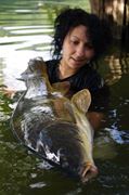 girls fishing